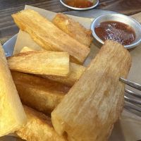 Casava fries  at UAIPI in Lisbon