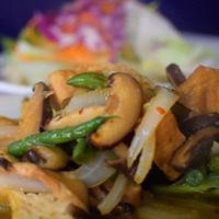 lemongrass tofu curry at Red Curry Vegan Kitchen in Flagstaff