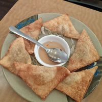 Samosa Wonton at Red Curry Vegan Kitchen in Flagstaff