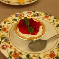 Cheesecake at Red Curry Vegan Kitchen in Flagstaff