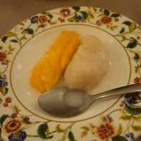 Mango sticky rice at Red Curry Vegan Kitchen in Flagstaff