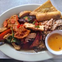 PET at Red Curry Vegan Kitchen in Flagstaff