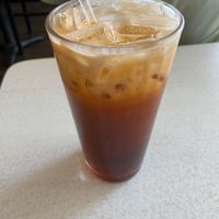 Thai tea at Red Curry Vegan Kitchen in Flagstaff