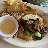 Eggplant basil curry at Red Curry Vegan Kitchen in Flagstaff