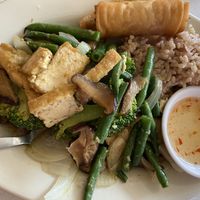 Lemongrass curry at Red Curry Vegan Kitchen in Flagstaff