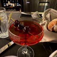 Manhattan Cocktail at The Regent in Saratoga Springs