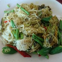 Veganized Fried Rice Vermicelli (w/curry powder) at You Yuen Vegetarian in Kota Kinabalu