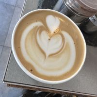 Oat flat white 🥰  at Saint Espresso  in London