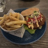 QW Plant Based Burger  at Quay West Restaurant  in Donegal