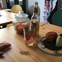 Candy on the table at Hap in Den Bosch