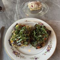 And a strawberry mini loaf 🍓  at MangiaFoglie  in Long Beach