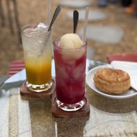 Mixed Fruit Frozen Drink and Tropical Soda  at O Plant-based - Thu Duc - Tiệm thuần chay O in Ho Chi Minh City