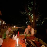 Dinner tables at Satao Camp in Tsavo