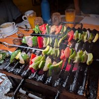 BBQ night for vegans! at Satao Camp in Tsavo