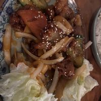 Sweet and sour “meat"  at Malay Malay Haymarket in Haymarket