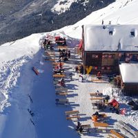 Bird's eye view   at Wormser Hütte in Schruns