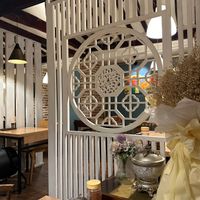 Restaurant decor  at Cheongchun Sujebi (Insadong) - 청춘수제비 인사동 본점 in Seoul