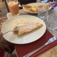 Crepe w/ PB & strawberriess  at Crepes de Lune in Arezzo