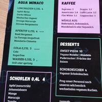 Getränke & Desserts at Veganoven in Erlangen