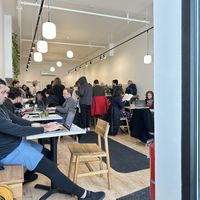 Interior, midday weekend  at Jadu in Boston