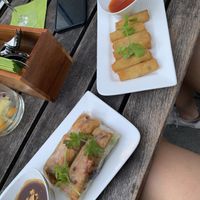 Vegan summer rolls// vegan spring rolls at Jack Glockenbach in Munich