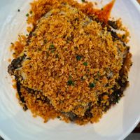 Musaka vegana at Malum Rex in Astigarraga