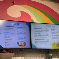 Menu part 2  at ABQ - Rush of Prana - Past Security in Albuquerque