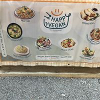 Menu  at Happy Vegan in Koh Samui