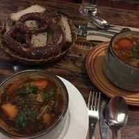 vegetable-lentil soup at El Haso in Freiburg