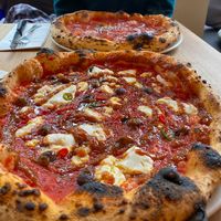 Vegan pizza with or without vegan cheese topping at Disco Pizza  in St Gallen