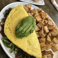 Harvest omelet   at Breakfast Republic in Long Beach