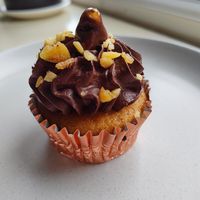 Chocolate honeycomb cupcake at Bel's Vegan Bakes - Pop-Up in Bangor