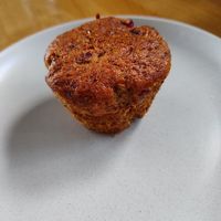 White choc & raspberry muffin at Bel's Vegan Bakes - Pop-Up in Bangor