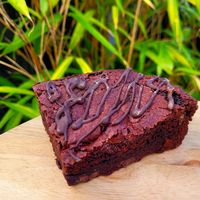 Fudgy Brownie. at Bel's Vegan Bakes - Pop-Up in Bangor