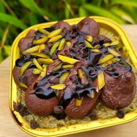 Dubai Pistachio Cake-tin. at Bel's Vegan Bakes - Pop-Up in Bangor