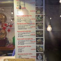 Menu options   at Tau Hu Truyen Thong 34 in Phu Quoc
