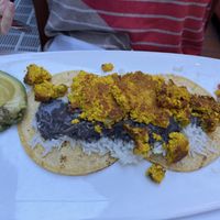 Vegan Huevos Rancheros  at Gertrude's at the BMA in Baltimore