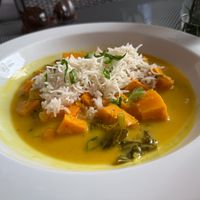 Vegan Curry at Gertrude's at the BMA in Baltimore
