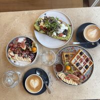 Frühstücksoptionen gibt es alle vegetarisch oder auch vegan   at Marktschenke in Tubingen