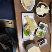 Tofu set meal   at Yudofu Takemura in Kyoto