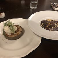 Crostatina e pera  at Trattoria da Crak  in Padua