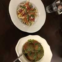 Asparagi crudi e polpette  at Trattoria da Crak  in Padua