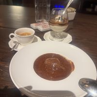 Dessert and caffe   at Trattoria da Crak  in Padua