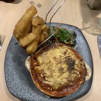 Vegan vegetable lasagne   at Tocketts Mill Country Park in Guisborough