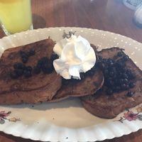 French toast with blueberries at Mamalicious in Hamburg