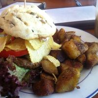 the eggplant crunch - personal favorite! at Mamalicious in Hamburg