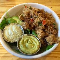 Vegan Super-Bowl.  at The Sentient Bean in Savannah