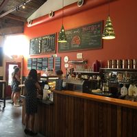 a good food and drink menu at The Sentient Bean in Savannah