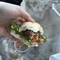 Sausage sandwich   at RELICIOSO in Buenos Aires
