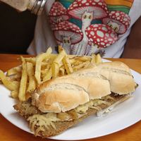 Fugazza sandwich at RELICIOSO in Buenos Aires
